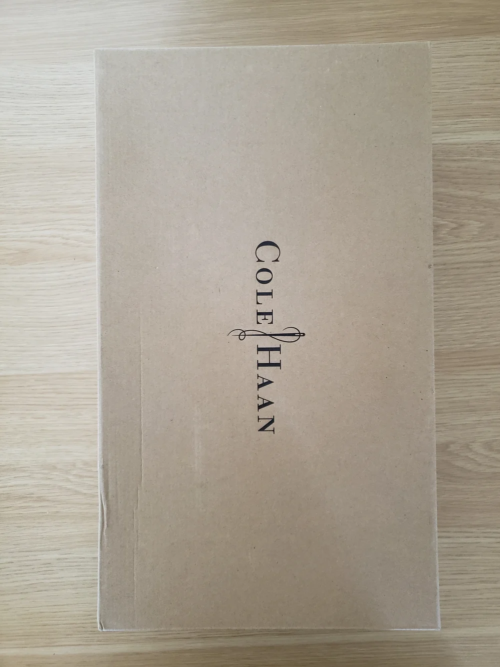 Cole Haan Brown Leather Men’s Boat Shoes with White Laces